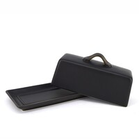 BIA Park West Butter Dish Black