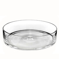 Shallow Glass Serving Bowl 30 x 9 cm