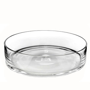 Natural Living Shallow Glass Serving Bowl 30 x 9 cm