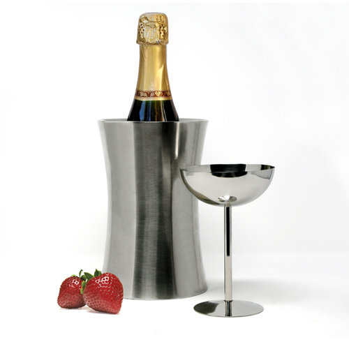 Danesco Double Walled Wine Cooler Stainless Steel