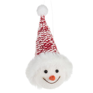 Abbott Snowman in Hat Ornament 5 ins.