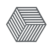 HEXAGON Silicone Trivet Cool-Grey