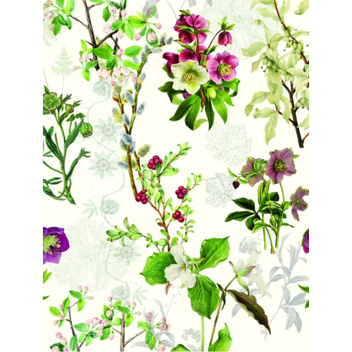 Garnier Thiebaut Garnier Thiebaut Tea Towel Mille Hellebore Blanc Garnier Thiebaut Garnier Thiebaut Tea Towel Mille Hellebore Blanc