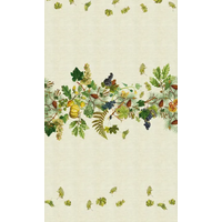 RUNNER Mille Delices Boises Naturel 50/50 Linen/Cotton