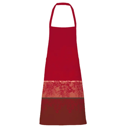 Garnier Thiebaut APRON Couronne de Noel Jacquard - Stain-Resistant Cotton Garnier Thiebaut APRON Couronne de Noel Jacquard - Stain-Resistant Cotton