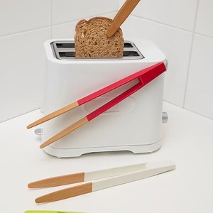 Magnetic Toaster Tongs BAMBOO