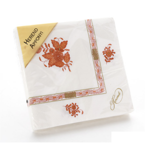 Herend Napkin Lunch Paper Herend Apponyi Orange