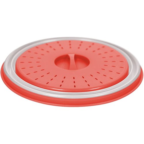 TOVOLO Large Microwave Collapsible Food Cover Red