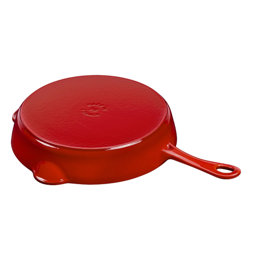 Staub Traditional Deep Frypan 28cm Cherry Red Staub