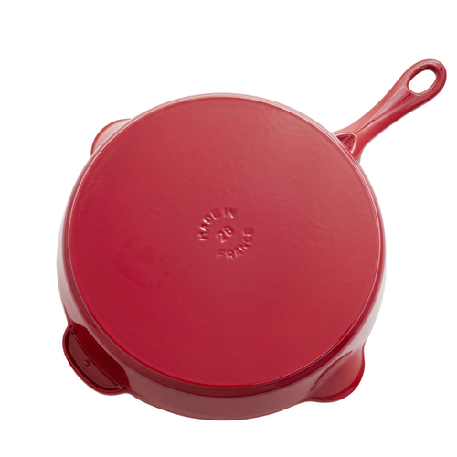 Staub Traditional Deep Frypan 28cm Cherry Red Staub