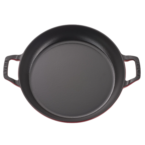 Staub Braiser with Glass Lid 3.5 qt Staub Cherry