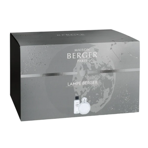 Lampe Berger LAMPE BERGER Gift Set ASTRAL FROSTED WHITE + 250ml White Cachemire