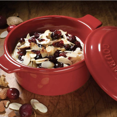 Gourmet du Village Brie Baker Red Ceramic