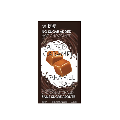 Gourmet du Village Hot Chocolate Single No Sugar Added Salted Caramel