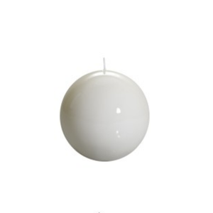 Graziani Meloria Ball Candle Small White