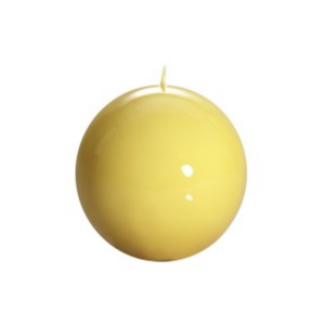 Graziani Meloria Ball Candle Medium Yellow