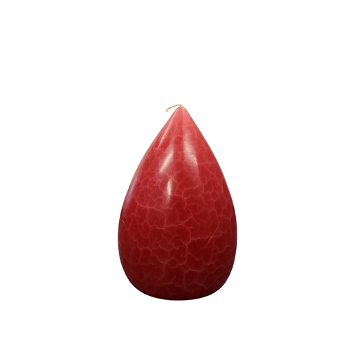 Barrick Design Candle Stout Crackle Pomegranate 6 inches