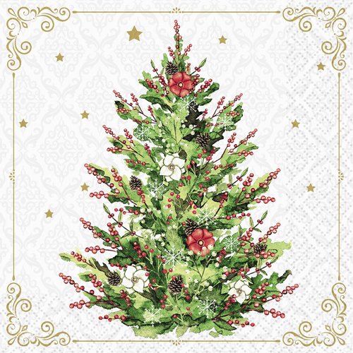 OCD Napkin Lunch Paper CHRISTMAS TREE OCD Napkin Lunch Paper CHRISTMAS TREE