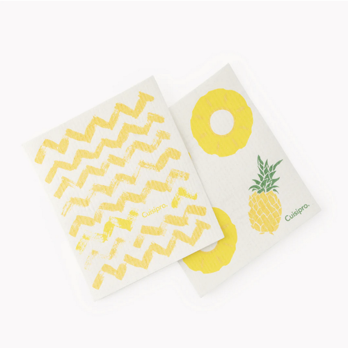 Cuisipro CUISIPRO All Purpose Cleaning Cloth Pineapple Set of 2 Cuisipro CUISIPRO All Purpose Cleaning Cloth Pineapple Set of 2