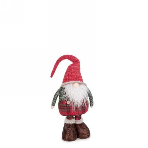 Standing Gnome in Red & Green