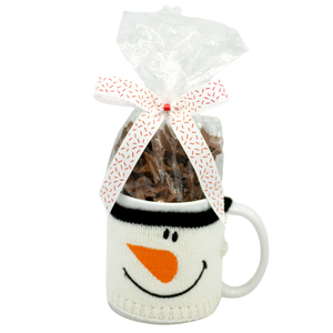 Farmhouse Biscuits Snowman Mug with Chocolate Stars