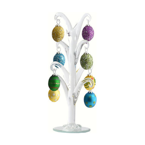 GIFT ESSENTIALS Crystal Easter Tree with Egg Ornaments 8 inch GIFT ESSENTIALS Crystal Easter Tree with Egg Ornaments 8 inch