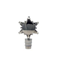Metal Bottle Stopper SNOWFLAKE