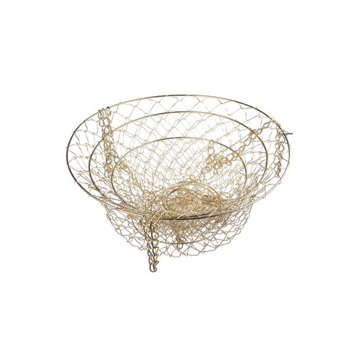 Fox Run Wire Hanging Basket Gold Tone