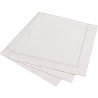 Cocktail Napkin Hemstitch Silver Airlaid Party Pack
