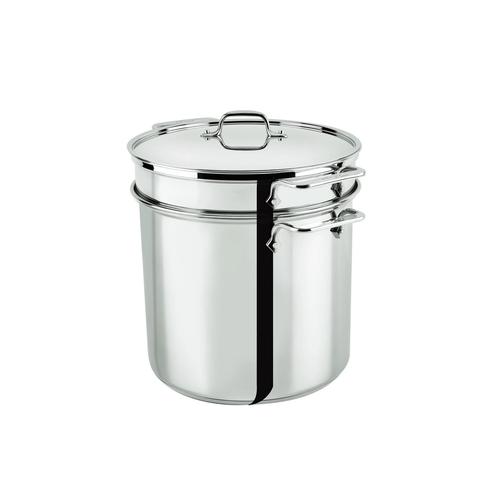 All Clad Stock Pot 16 qt with Insert ALL CLAD All Clad Stock Pot 16 qt with Insert ALL CLAD