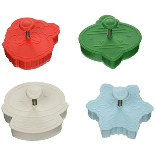 R and M International Christmas Pastry & Cookie Stampers -Set of 4 R and M International Christmas Pastry & Cookie Stampers -Set of 4