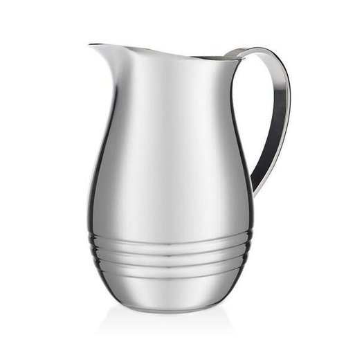 PORTUGAL IMPORTS Belly Pitcher GODINGER Stainless Steel 96 oz.