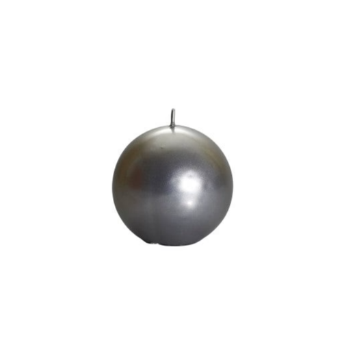 Graziani Meloria Ball Candle Small Silver