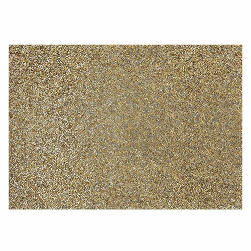 SPARKLES HOME Gold Luminous Rectangle Placemat 18 x 13 inches