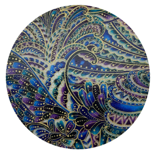 Trivet Silicone Flourish Peacock Trivet Silicone Flourish Peacock