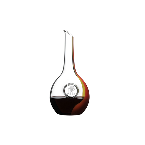 Riedel Decanter Zodiac Tiger Red and Yellow