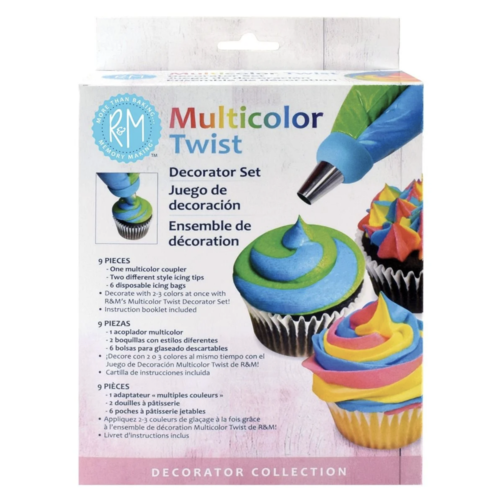 R and M International Multicolour Twist Decorator Set