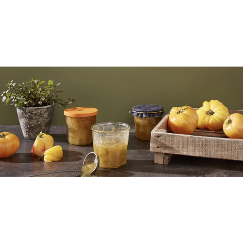 Le Parfait Glass Jar with Orange Lid 445ml