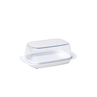 Butter Dish 1lb White Mepal