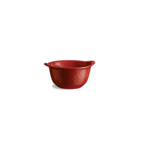 EMILE HENRY Gratin / Onion Soup Bowl .65L Grand Cru Red