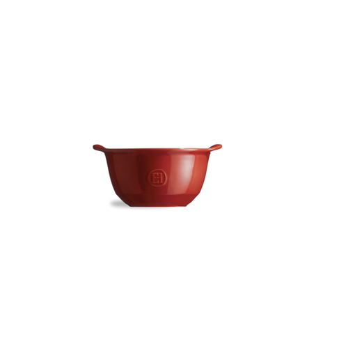 Emile Henry EMILE HENRY Gratin / Onion Soup Bowl .65L GRAND CRU/Red
