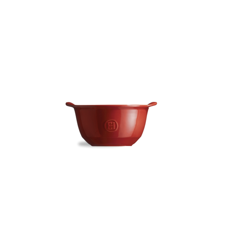 Emile Henry EMILE HENRY Gratin / Onion Soup Bowl .65L Grand Cru Red