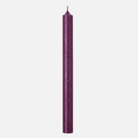 Candle 10” Column Aubergine Germany