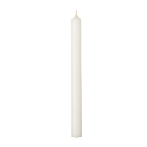 IHR Candle 10” Column White Germany