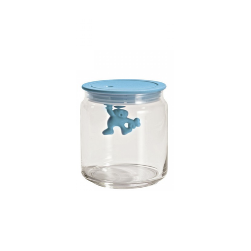 Alessi ALESSI Gianni Glass Storage Jar 700ml LIGHT BLUE