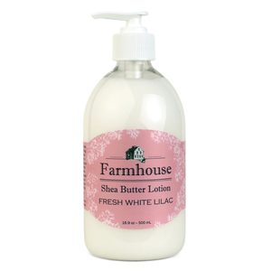 SWEET GRASS FARM Shea Butter Lotion White Lilac FARMHOUSE