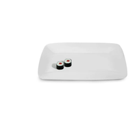 BIA Rectangular White Platter 24 x 15 cm
