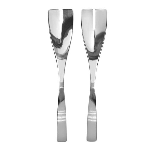 Natural Living Salad Servers Stainless Steel Set of 2