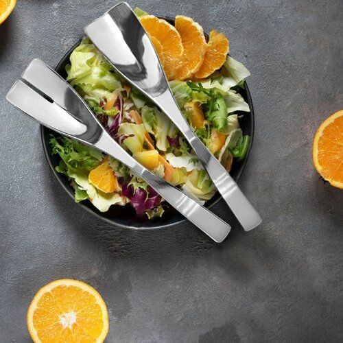Natural Living Salad Servers Stainless Steel Set of 2