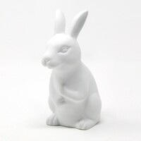 Sitting White Decorative Bunny 13cm